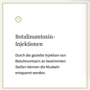 Botox Injektionen in Zürich