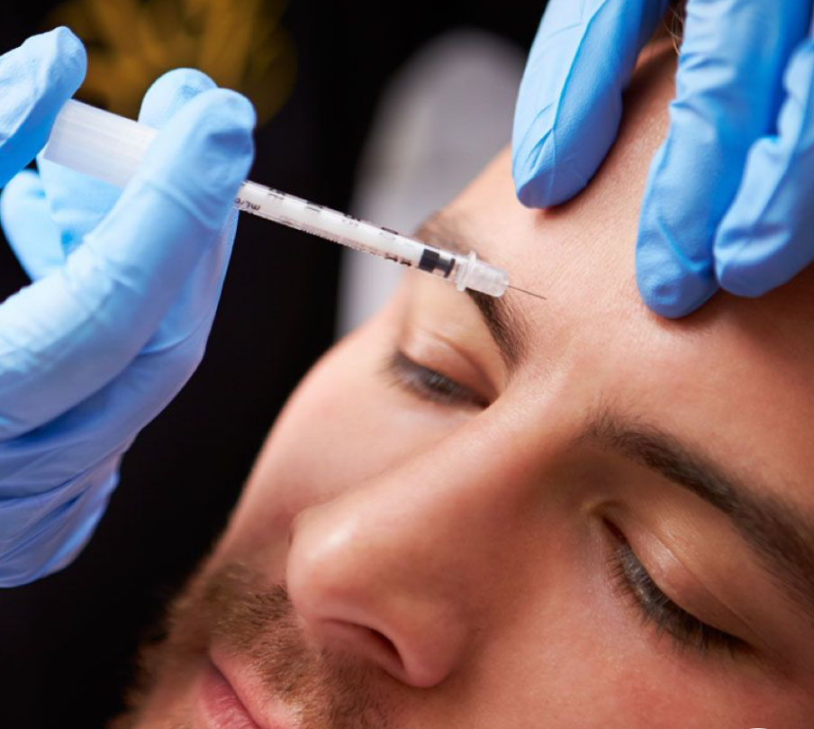 Glabellafalte entfernen