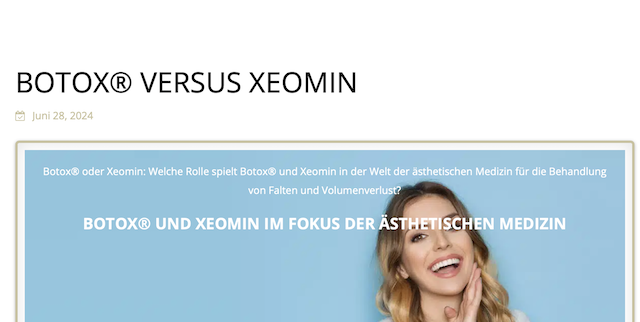 Botox vs. Xeomin