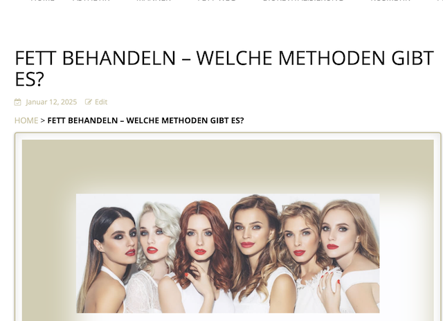 Fett enternen - Methoden