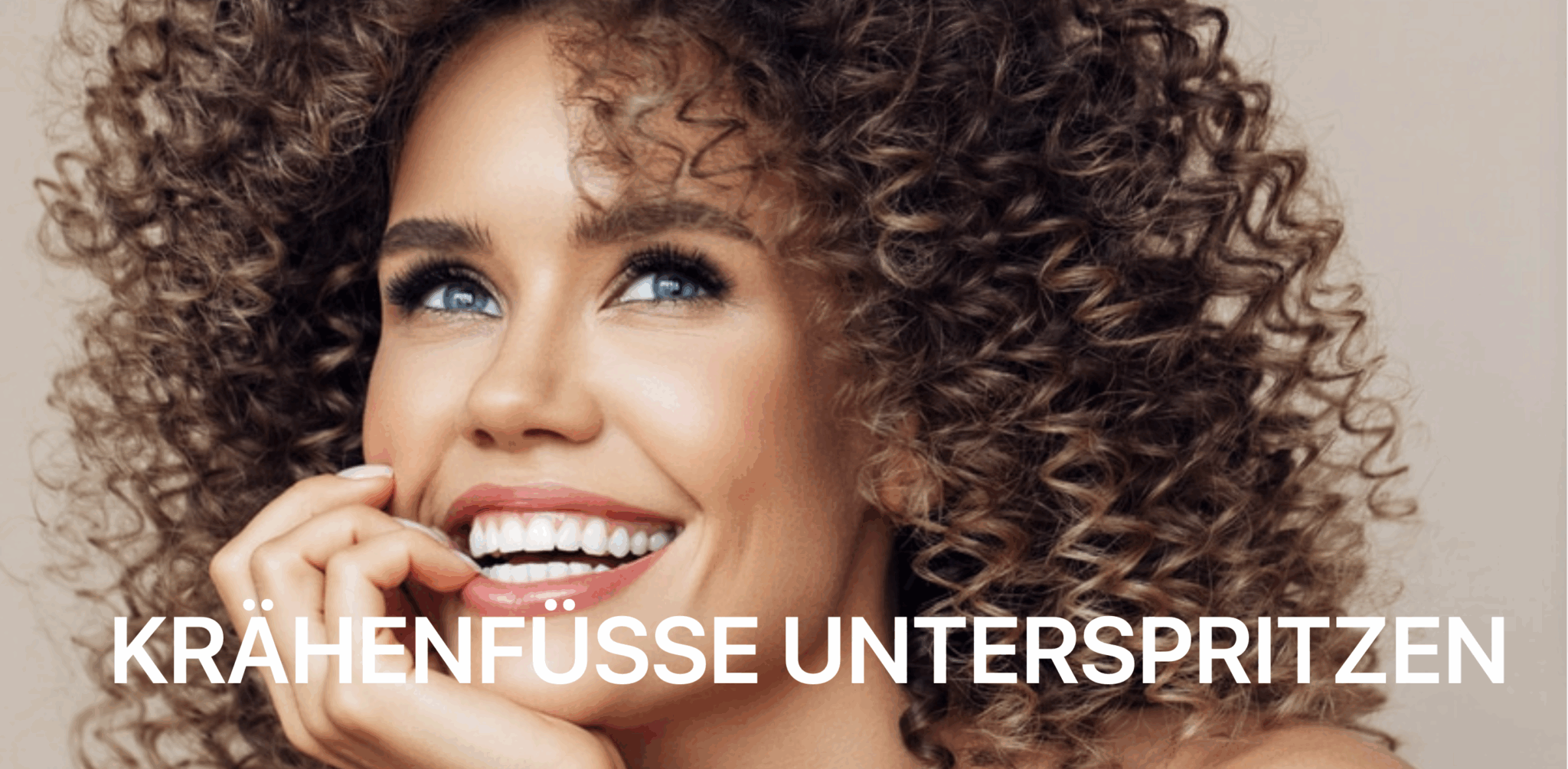 Krähenfüsse glätten